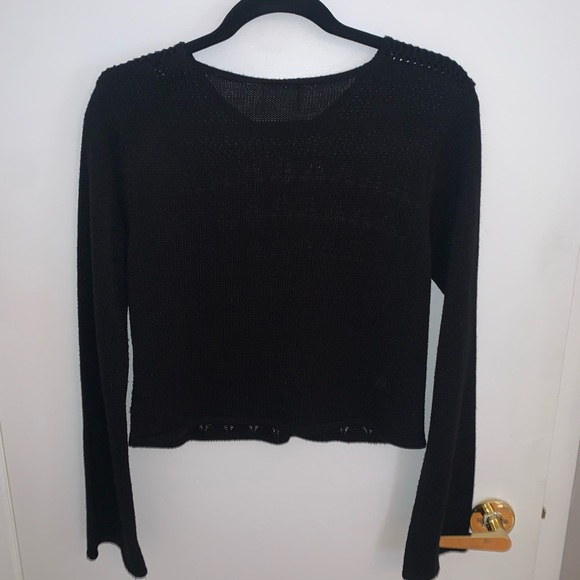 [M]👚Dynamite - Crotchet black sweater - Picture 5 of 7